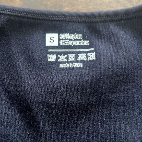 Bodysuits Sexy Ribbed Long Sleeve Square Neck One Piece Bodysuit - Picture 6 of 12